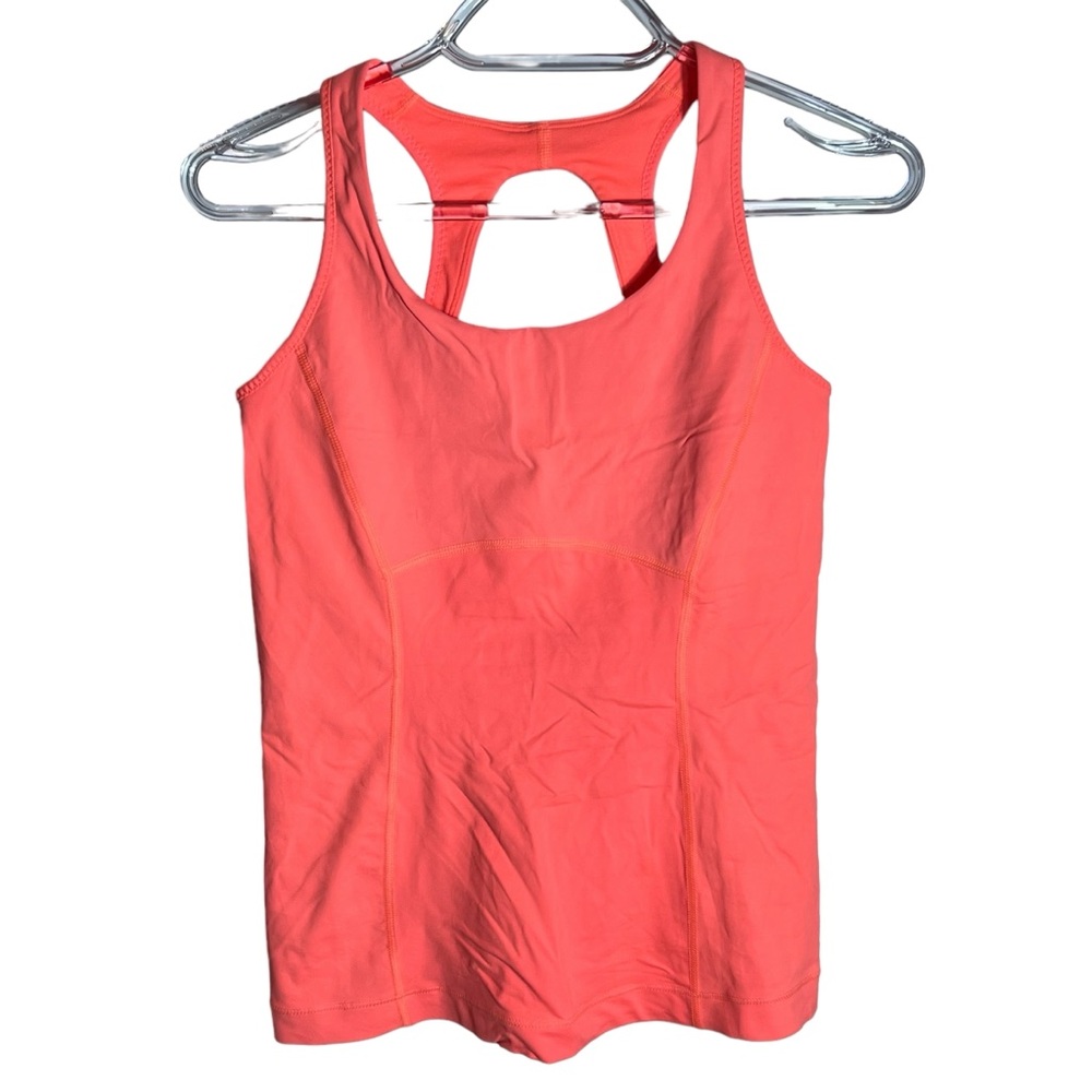 Lululemon Run: Pace Tank in PORA Pop Orange, Size 6